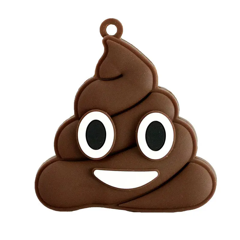 Симпатичная игрушка эмоция флэш-накопитель usb мультфильм Poo Форма внешняя карта памяти флеш-накопитель 4 ГБ 8 ГБ 16 ГБ 32 ГБ мини подарок - Цвет: Brown