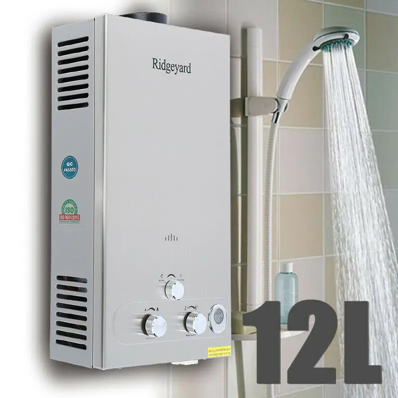 Yonntech 12л 20KW Пропан Газ LPG Tankless нагреватель горячей воды из нержавеющей стали