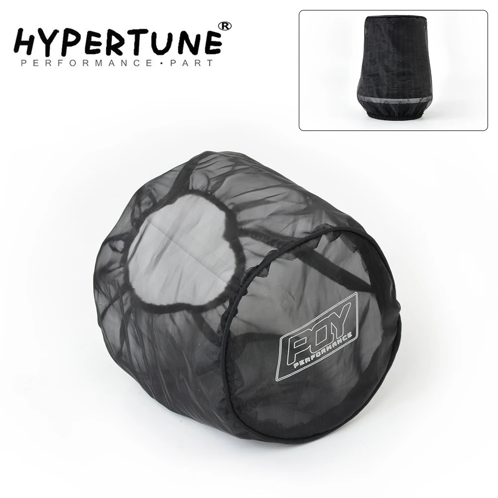 

Universal Air Filter Protective Cover Waterproof Oilproof Dustproof for Cylindrical High Flow Air Intake Filters Black HT-AIB01