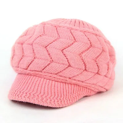 Женская зимняя шапка, модная повседневная берет, шляпа Gorras, одноцветная плоская кепка, женские береты в английском стиле, Chapeu Feminino Boina - Цвет: Style 6