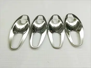 

For Honda Odyssey 2015 8PCS ABS Chrome Car Interior Door Bowl Decorative Cover Trim Car Styling Accessories