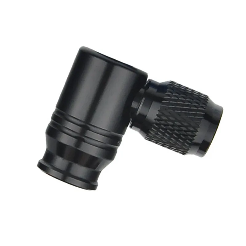Велосипедный мини воздушный насос головка CO2 Бензобак адаптер пневматический насос аксессуары для американского/французского клапана - Цвет: black