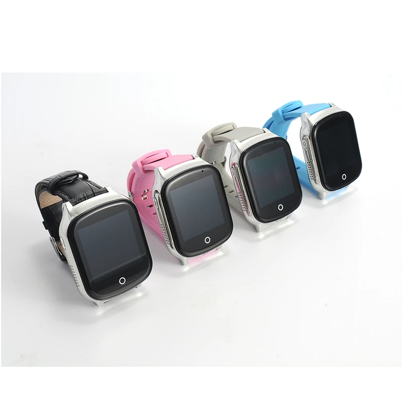 696 3G Smart GPS Tracker Watch Elderly Kids Wristwatch WIFI Locator With Camera Voice Message SOS Free APP IOS Android Phone A19