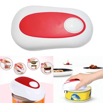 

Kitchen Automatic Safety One Touch Electric Can Opener Easy to Open