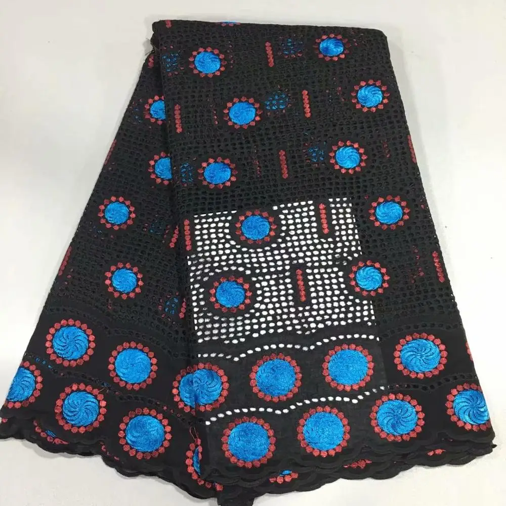 Новейшее швейцарское сухое кружево высокое качество кружева хлопок ткань из Дубая Африканское парчовое полотно 5 ярдов