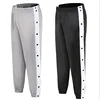 Men Basketball Pants Side Striped Button Easy To Wear Mens Casual Pant Loose Sweatpants 5
