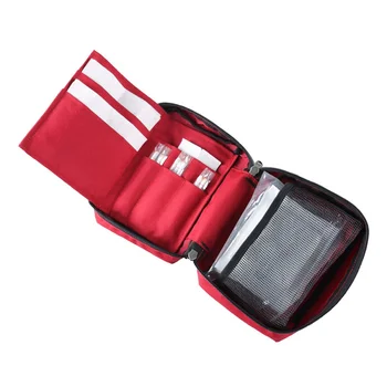 

Hot! Portable Camping First Aid Kit Emergency Medical Bag Waterproof Car Kits Bag Outdoor Sports Hiking Traveling Survival Kit
