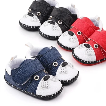 

Baby shoes Kids Soft Soled PU Leather Sneakers Girls Boys Non-slip Footwear