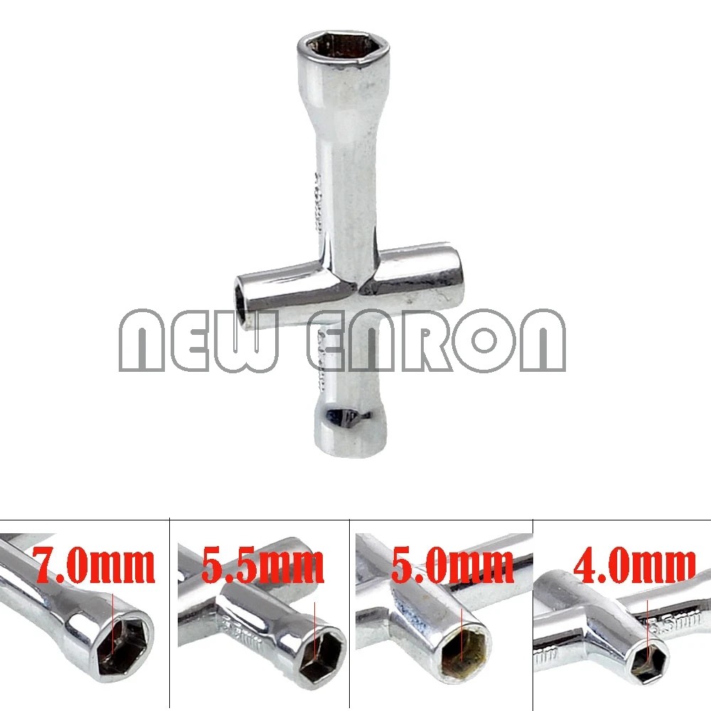 Новые металлические гайки ENRON RC 4/5/5.5/7 мм крестообразные ключи инструменты для