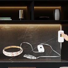 5 В, ручной волновой датчик, переключатель, четыре режима, светодиодный светильник для шкафа, ручная развертка, Светодиодная лента, датчик движения рук, для кухни, спальни