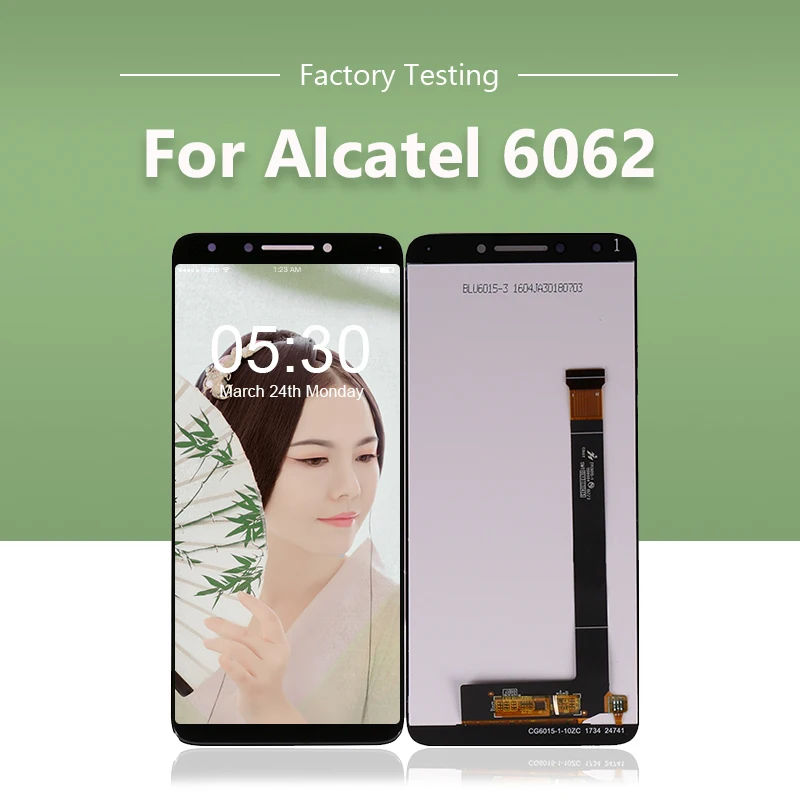 10 шт./лот для Alcatel 7 6062 OT6062 ЖК-экран с сенсорным экраном дигитайзер Замена DHL EMS