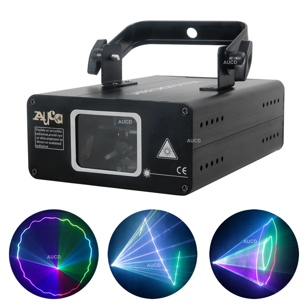 500mW RGB Colorful DMX Beam Music Light Projector Stage Sound ...