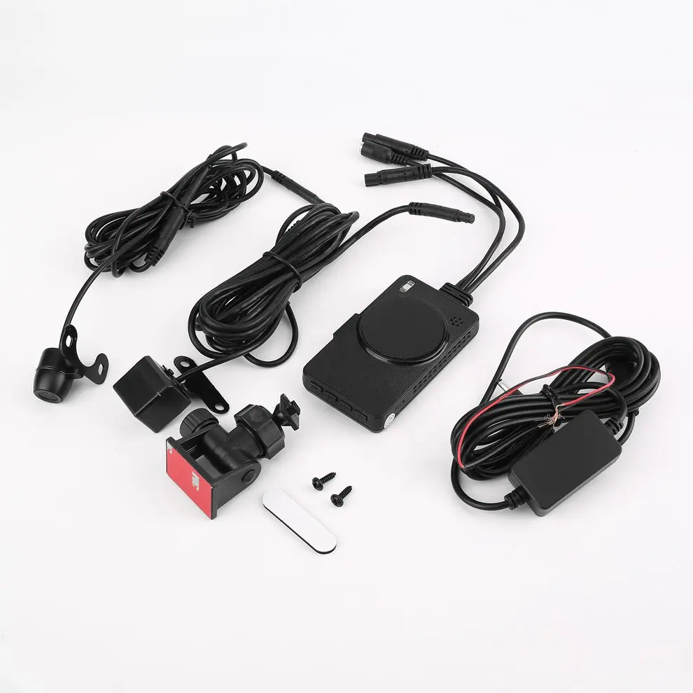 DV169 Full HD 1080P Автомобильный регистратор данных для путешествий двойной объектив для вождения видеокамеры 140 градусов широкоугольный мотоцикл рекордер
