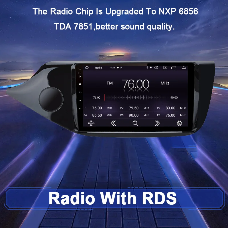 Funrover 2.5D+IPS 9inch Android 9.0 Car DVD Player GPS Navigation Multimedia for Kia Ceed 2013 2014