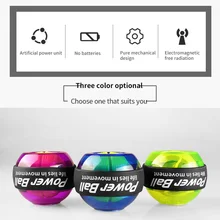 LED Wrist Ball Trainer Gyroscope Strengthener Gyro Power Ball Arm Exerciser Power ball Exercise Machine Gym Fitness Equipment