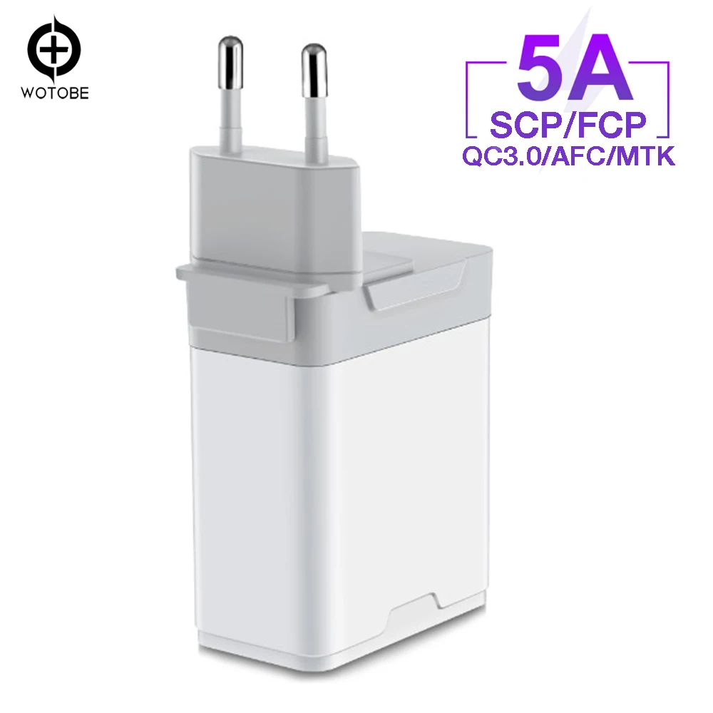 FCP/SCP 4,5 V/5A 5 V/4.5A 22,5 W супер зарядка QC3.0/AFC быстрая настенная зарядка кабель для ipad huawei P20/30 mate20/30 xiaomi s9/s10/note9 - Тип штекера: EU