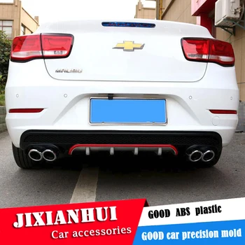 

For Chevrolet Malibu Bumper Diffuser spoiler 2016-2018 For Malibu ABS Rear lip rear spoiler front Body kit Bumpers Protector