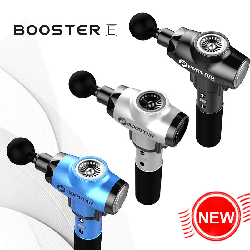 Booster E Portable Muscle Massager Deep Muscle Massage Gun low noise Therapy Muscle Exercise Body Pain Relief Relaxation