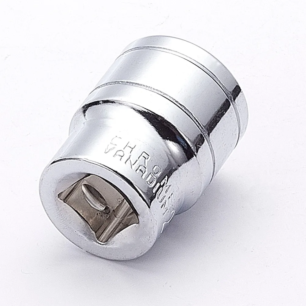 Utoolmart 1/2 привод от 10 до 23 мм хром-ванадиевой Сталь общая Длина 38 мм Набор торцевых головок с шестигранной головкой 6-точечный сливы головка под ключ гаечный ключ набор инструментов с переходными