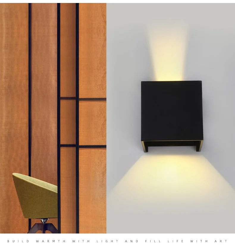 LED Wall Lamp for Outdoor Indoor Bedroom Living Room