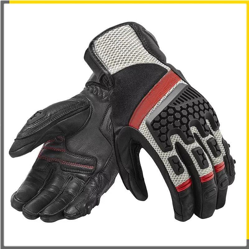 

Sand 3 Trial Street Motorcycle Motocross Adventure Touring Vented Motorbike Gloves