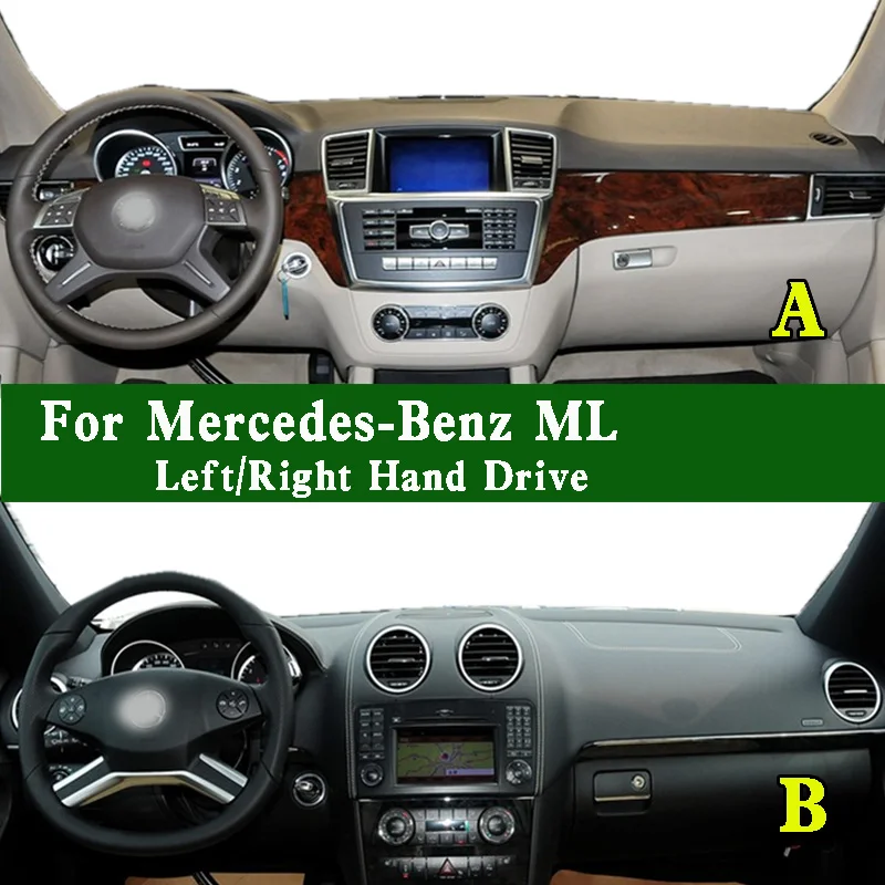Zonnescherm LHD Auto Dashboard Cover Accessoires Tapijt Voor Mercedes Zonnescherm LHD Auto Dashboard Cover Accessoires Tapijt Voor Mercedes