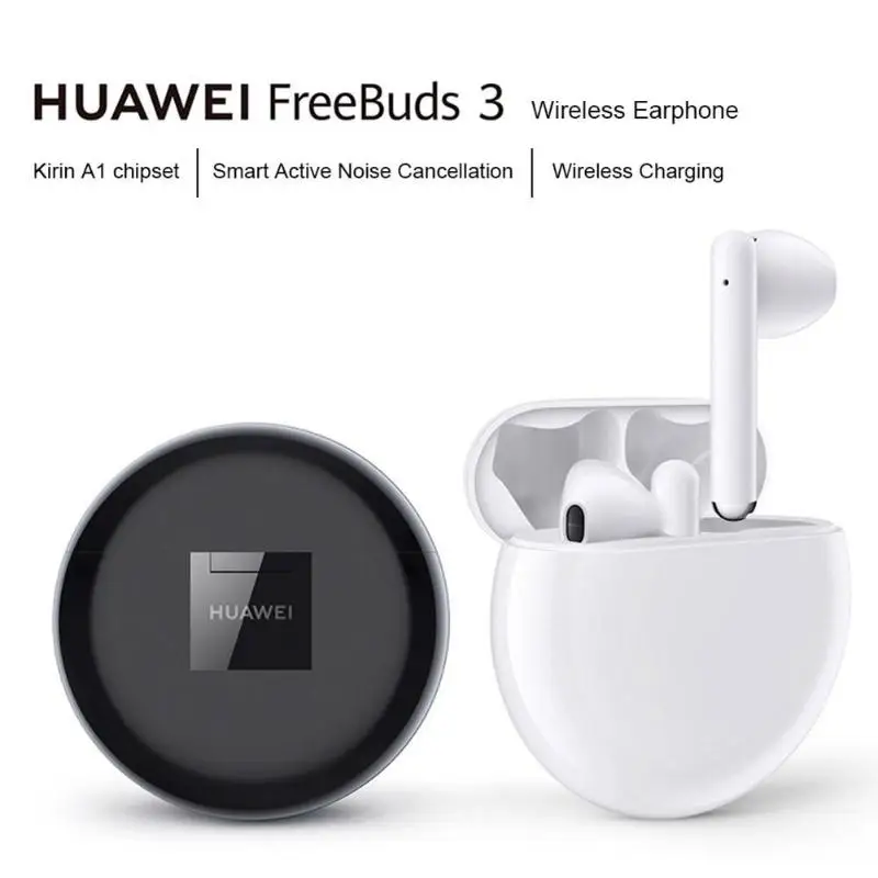 Оригинальные беспроводные наушники huawei FreeBuds 3 Kirin A1 TWS Bluetooth наушники с глубоким басом стерео наушники с микрофоном