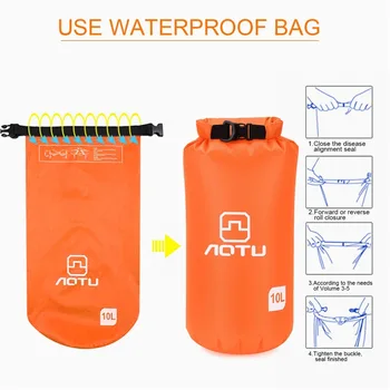 

Portable Outdoor Sport Beach Waterproof Bag Drifting Rafting Storage Bag