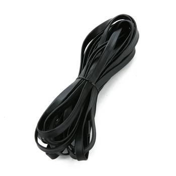 

5 Yard Black PU Synthetic Leather Cord 4 5 8 10 12 15MM Width Flat Faux Leather Strap for DIY Bracelets Jewelry Making Finding