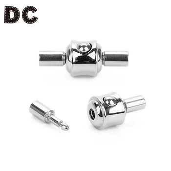 

22*9mm Steel Color Stainless Steel Cord End Caps End Clasps Fit 3mm Leather Cords for Bracelets DIY Jewelry Making Supplies