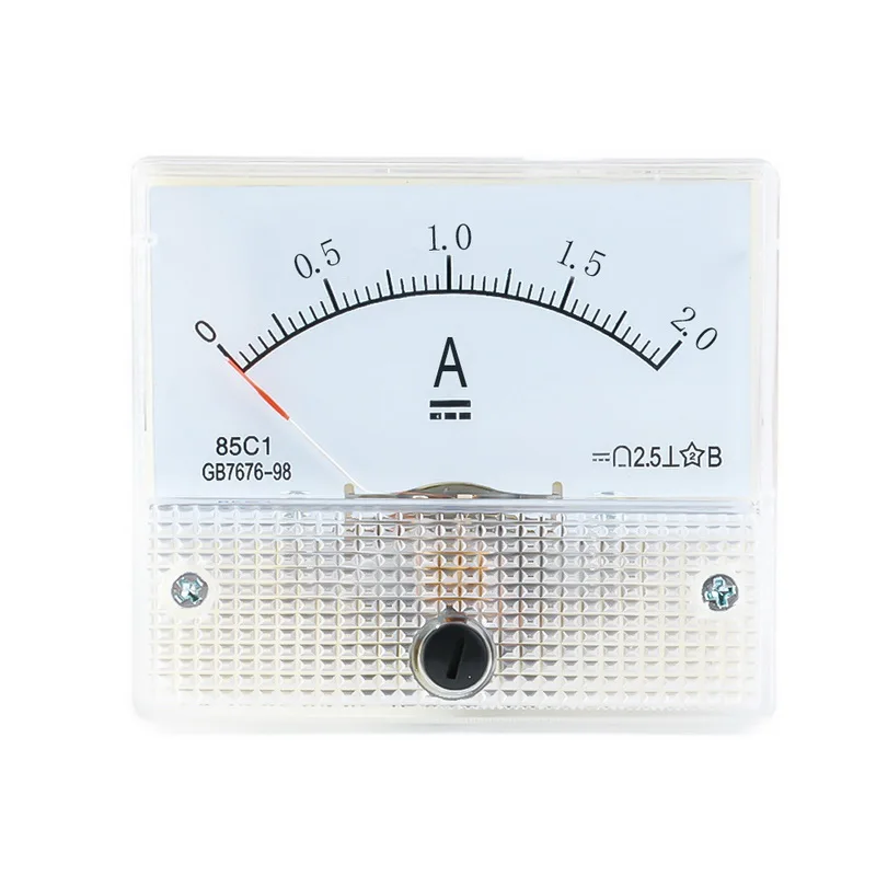 85C1 DC пластиковая аналоговая указка Амперметр Панель 1A 2A 3A 5A 10A 20A 50A 100A Высокая точность механические измерители тока