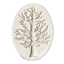 Arbre feuilles Silicone moule maison bricolage 3D Fondant moule chocolat cuisson gâteau décoration outils savon gâteau moules ustensiles de cuisson