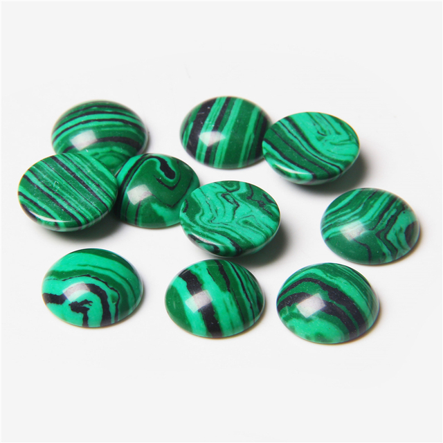 Round Natural Stone Cabochon Jewelry Making Finding Gem Agates Rings Crystal Cabochon Accessories DIY Handmade Wholesale