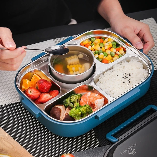 Stainless Steel Food Storage Containers  Japanese Style Thermal Lunch Box  - Lunch Box - Aliexpress