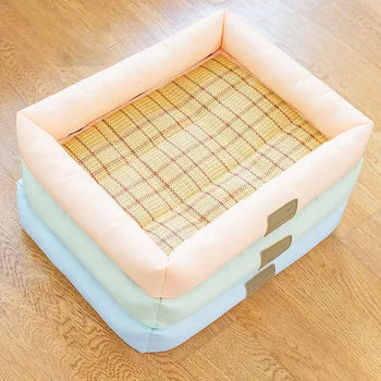 

Dog Summer Cooling Mat 3 Size Pet Ice Pad Cool Cold Silk Moisture-Proof Cooler Sofa Mats Portable Tour Sleeping Pet Accessories