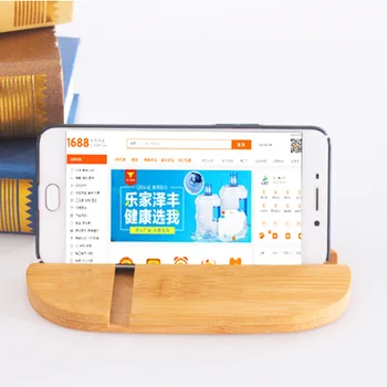 

300pcs/lot Creative phone Holder Desk Bamboo Wood Stand For iPhone 7 8 11 Plus X Factory wholesale