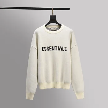 

2020 Fall Winter New Best Quality FOG Essentials Sweaters Men Women Couples Pullovers Knitted Crewneck Sweater Men
