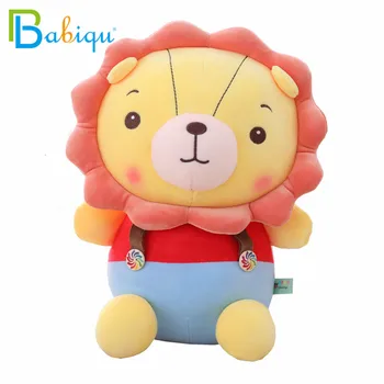 

1pc 30/40/50CM Cute Lion with Clothes Plush Toys Stuffed Animal Dolls for Kids Children Kawaii Gift Lovely Soft Pillow Cushions