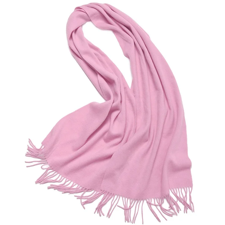 Dilidala кашемировый зимний теплый шарф, одноцветные шарфы для женщин, высокое качество, чистый кашемир, мягкий женский шарф, шаль, шарф - Цвет: 6