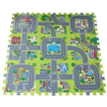 

9Pcs/pack Foam Anti Slip Floor Mat Map Pattern Baby Play Mat Carpet Educational Puzzle Toddler Crawl Pad