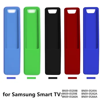 

Colorful Silicone Remote Case for Samsung Smart TV Remote Control Cover Waterproof Shockproof Case for BN59-01241A BN59-01260A