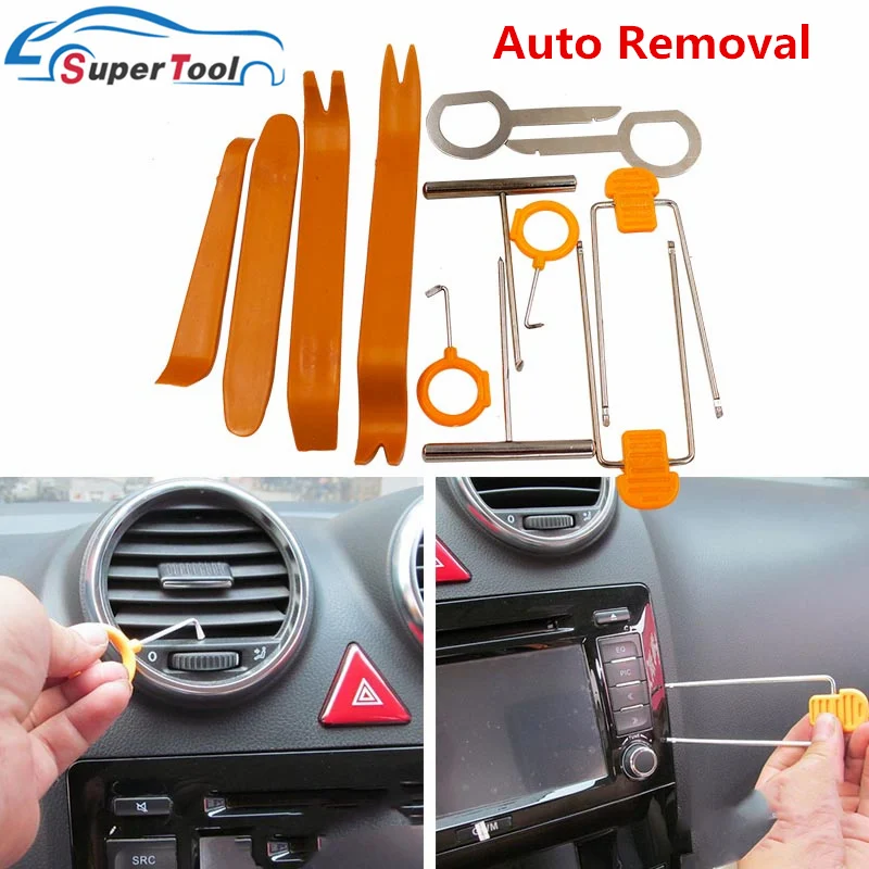 

Car Radio Removal Tool Audio Disassembling Tool Auto Audio Removal Trim Panel Dashboard Car DVD Player Auto Removal Disassembly