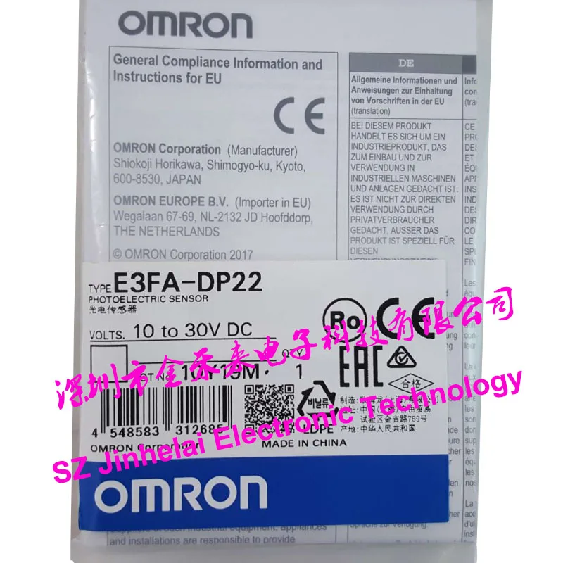 New and Original E3FA-DP22  OMRON Photoelectric Sensor Photoelectric Switch