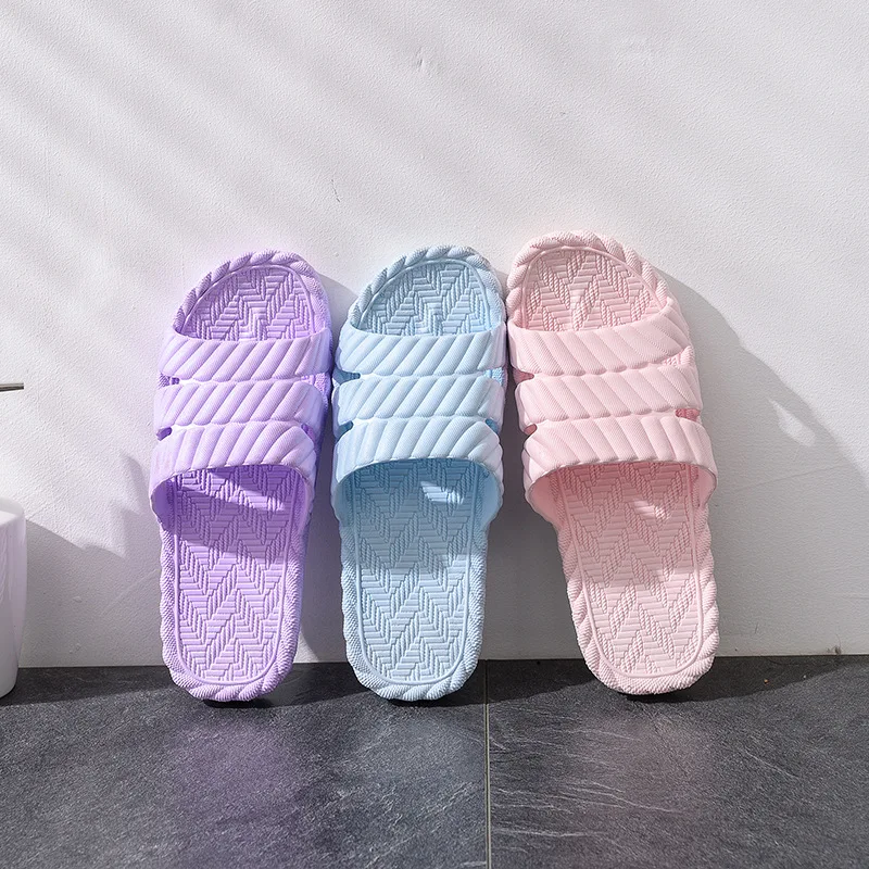 

Home Slippers Female Summer Bathroom Bath Anti-slip Soft-Sole Indoor Household Floor Living Room Bedroom Sandals