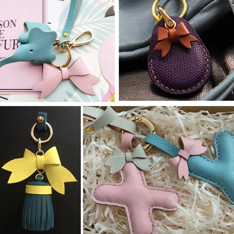 귀여운 활 가죽 템플릿 칼 다이 DIY 미니 Bowknot 수제 도구 절단 금형 펀칭 다이 공예 가죽 도구 실용