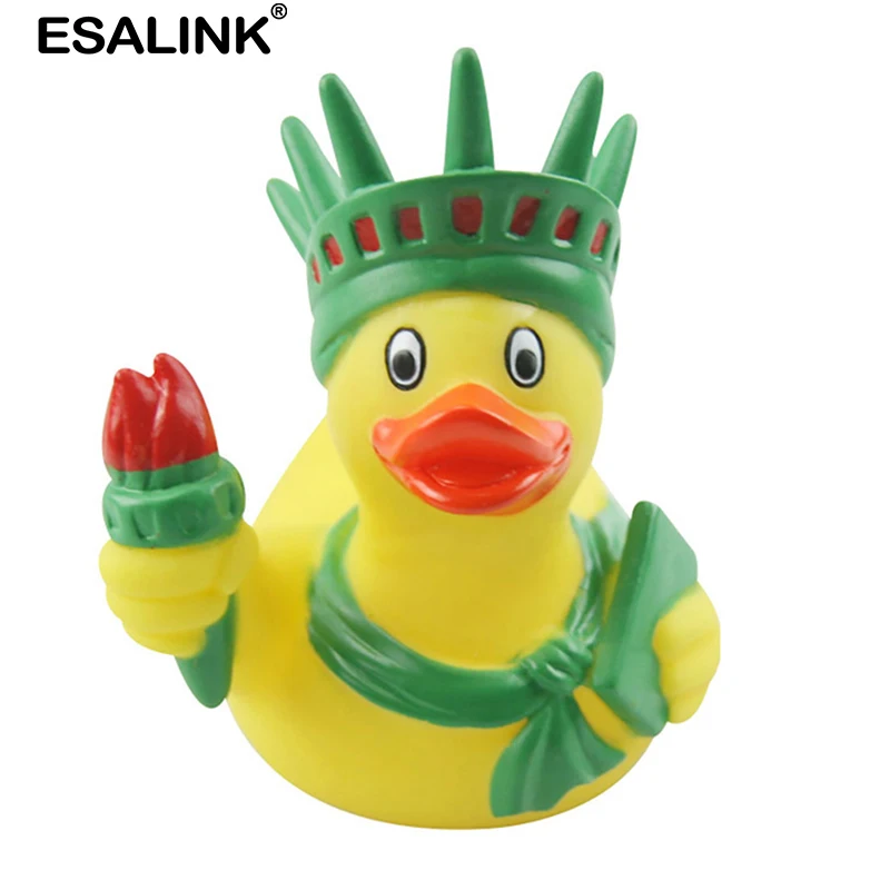 ESALINK 9 5 см игрушки для ванной искусственная игрушка Статуя Свободы резиновая утка