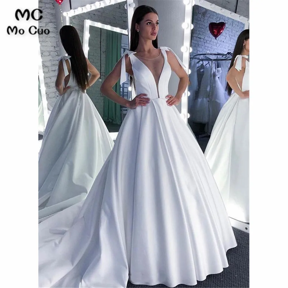 Пышные вечерние платья длинное выпускное платье с бантом vestidos de fiesta Длинные платья без рукавов на выпускной вечер