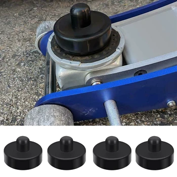 

4Pcs Vehicle Practical Durable Auto Car Repairing Rubber Jack Pad Lift Point Round Protective Adapter For Tesla