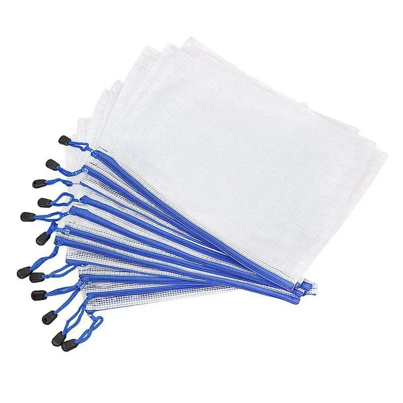 

A4 Plastic File Document Folders Bags with Zipper