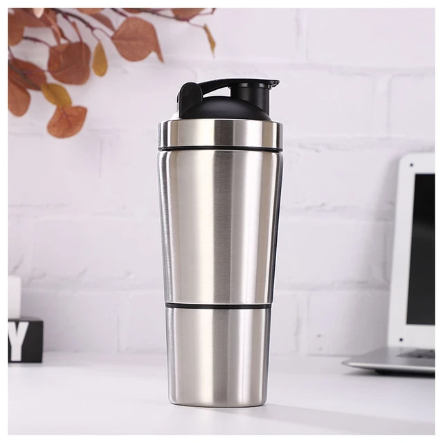 Shaker Bottle Protein Stainless Steel  Stainless Steel Nutrition Blender  Cup - Shaker Bottles - Aliexpress